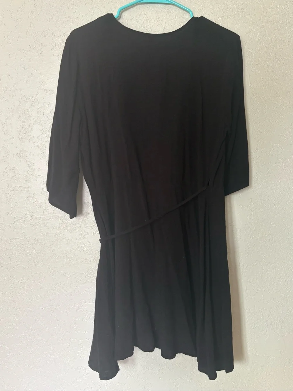 Xhilaration black wrap dress